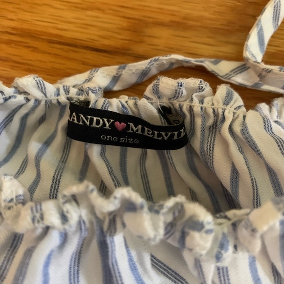 3/25$💓 Brandy Melville Shoulder Tie Crop Top - Picture 5 of 5